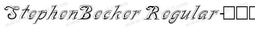 StephenBecker Regular字体转换